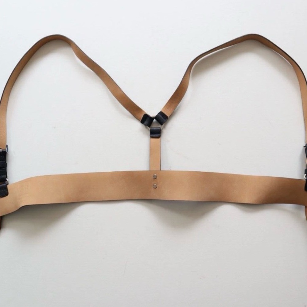 Herve Leger Black Leather Harness Size XS - Picture 5 of 8